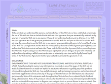Tablet Screenshot of lightwingcenter.org